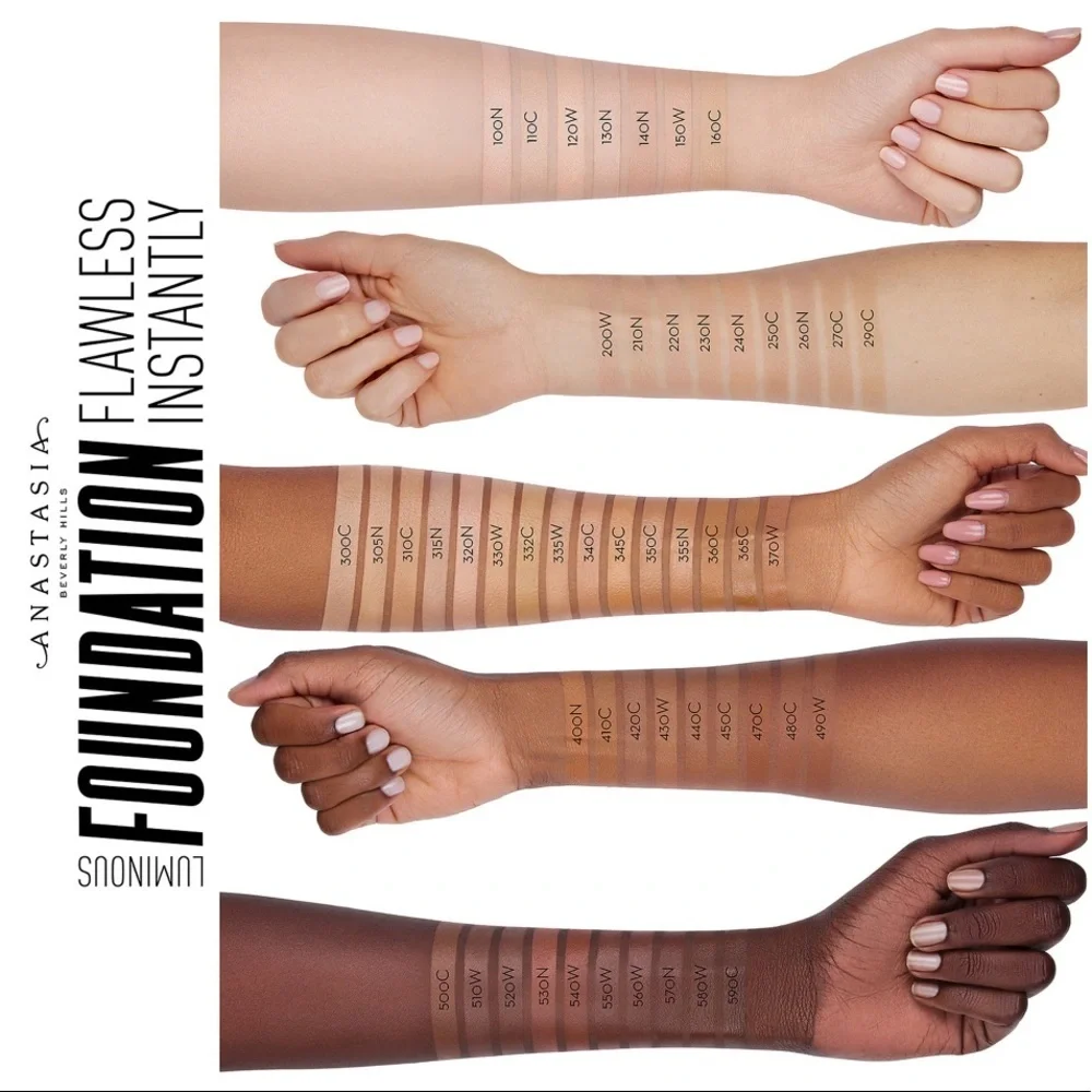 🌿Anastasia Beverly Hills Luminous Foundation / Color: 335W